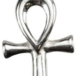 Ankh  Sterling Silver 1/2" X 5/8"