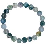 8mm Moss Agate Bracelet