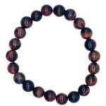 8mm Red Tiger Eye Bracelet