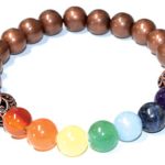 8mm 7 Chakra Copper Beads