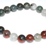 8mm Bloodstone (seftonite) Bracelet