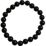 8mm Black Onyx (natural Agate Dyed) Bracelet