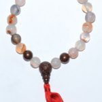 8mm Dendric Agate Tassel