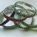 2 Line Crystal Stretch Bracelet Various