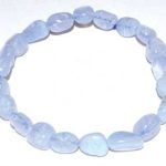 Agate, Blue Lace Nugget Bracelet