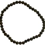 4mm Black Obsidian Stretch Bracelet