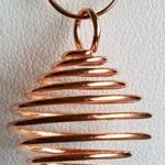 (set Of 24) 3/4" Copper Plated Coil