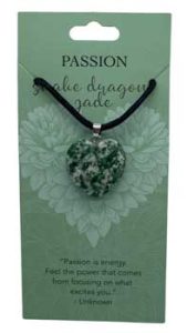 Passion Snake Dragon Jade Heart
