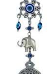 Evil Eye With Hand And Elephants