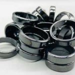 (set Of 50) Flat Hematite Rings