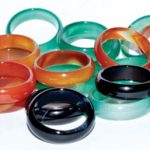 (set Of 100) 6mm Rounded Agate Rings