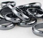 (set Of 100) 6mm Rounded Hematite Rings