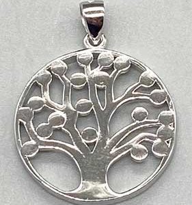 7/8" Tree Of Life Sterling