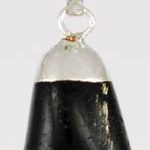 Black Tourmaline Tumbled Pendant