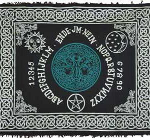 Tree Of Life Ouija-board Altar Cloth 24" X 30"