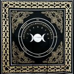 24"x24" Triple Moon Pendulum/ Ouija Altar Cloth