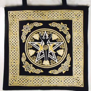 Pentagram Goddess Tote Bag