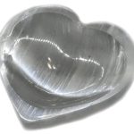 4" Selenite Heart Bowl