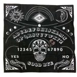 24"x24" Ouija, Black Mat