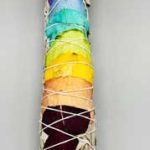 9" Chakra Sage Smudge Stick