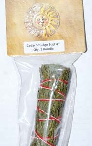 Cedar Smudge Stick 3-4"