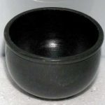 Black Stone Scrying Bowl 3"