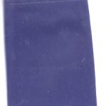 Blue Velveteen Bag