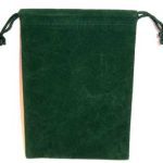 Green Velveteen Bag