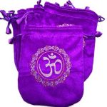 (set Of 10) 6"x 8" Purple Velveteen Bag