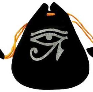 Eye Of Horus Velveteen Bag